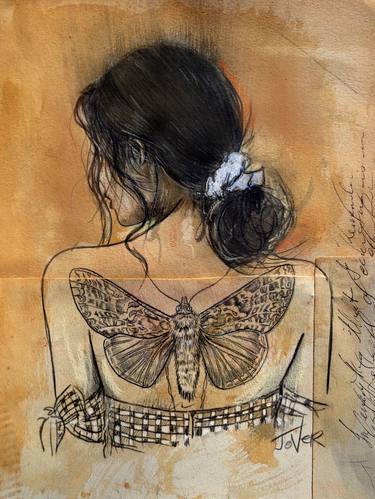 Original Women Drawings by LOUI JOVER