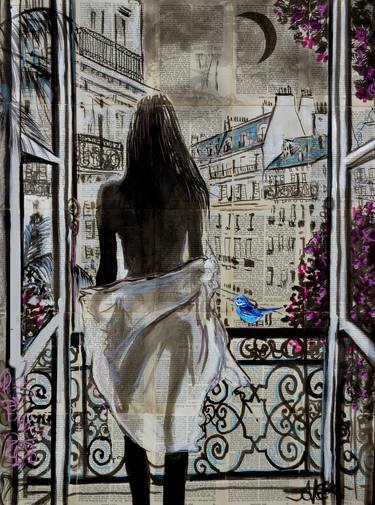 Print of Figurative Nude Drawings by LOUI JOVER