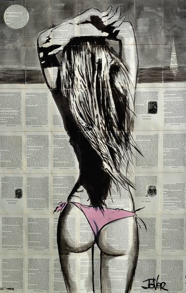 Print of Figurative Women Drawings by LOUI JOVER