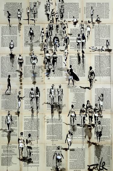 Print of Beach Drawings by LOUI JOVER