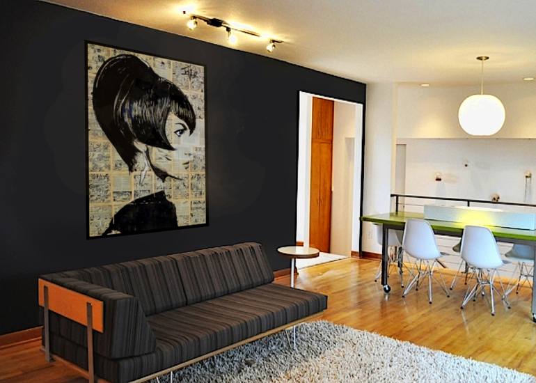 Original Figurative Women Drawing by Loui Jover