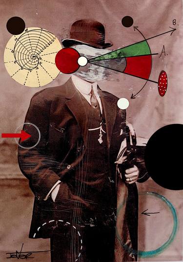 Print of Men Collage by LOUI JOVER