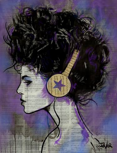 Original Women Drawings by LOUI JOVER