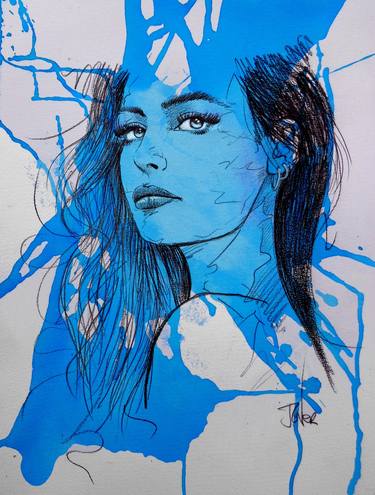 Print of Figurative Women Drawings by LOUI JOVER