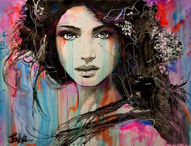 Print of Figurative Women Paintings by LOUI JOVER