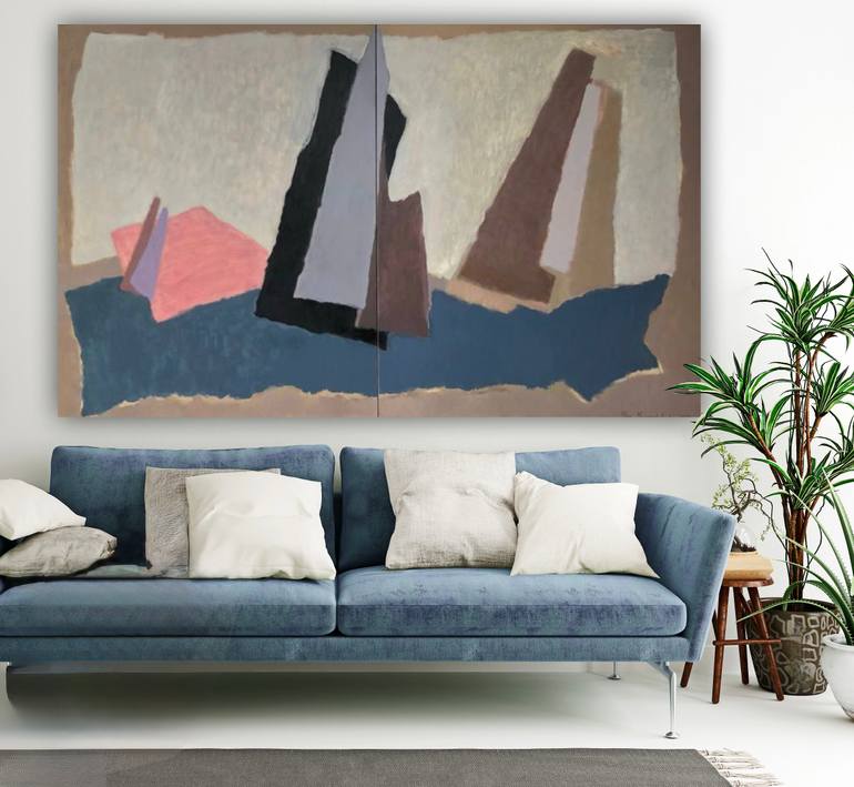 Original Abstract Expressionism Other Painting by Olga Konoshchuk
