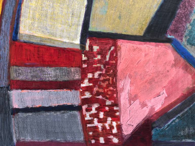 Original Abstract Expressionism Women Painting by Olga Konoshchuk