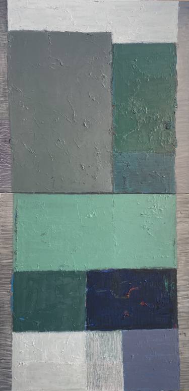 Original Minimalism Abstract Painting by Olga Konoshchuk