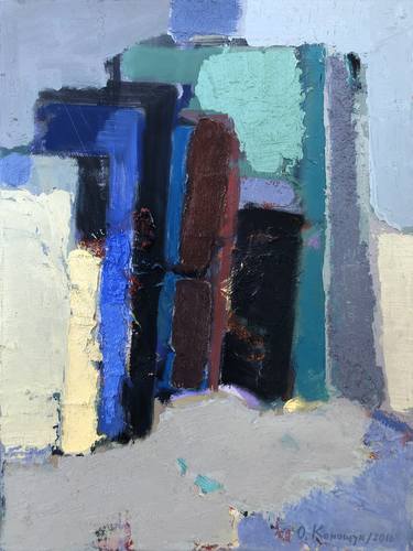Original Abstract Still Life Painting by Olga Konoshchuk