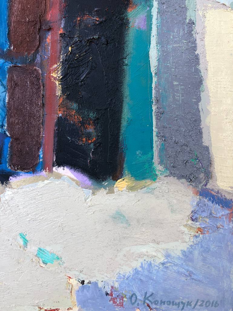 Original Abstract Still Life Painting by Olga Konoshchuk