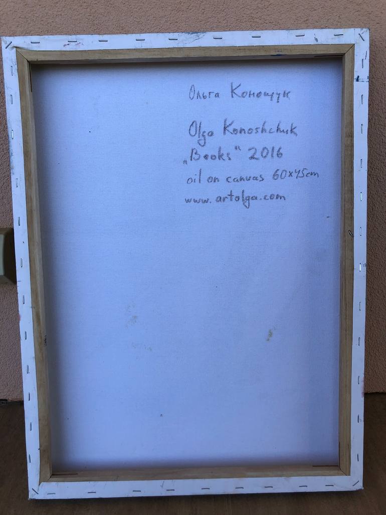 Original Abstract Still Life Painting by Olga Konoshchuk