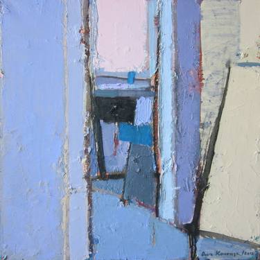 Print of Abstract Interiors Paintings by Olga Konoshchuk