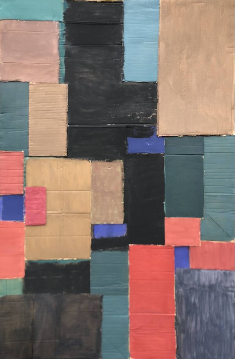 Print of Abstract Expressionism Abstract Collage by Olga Konoshchuk
