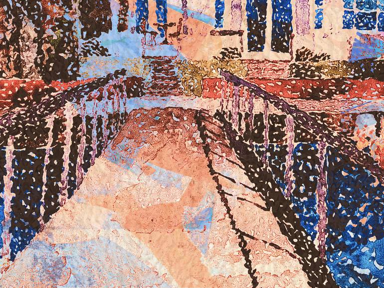 Original Impressionism Architecture Mixed Media by Victoria Pelman