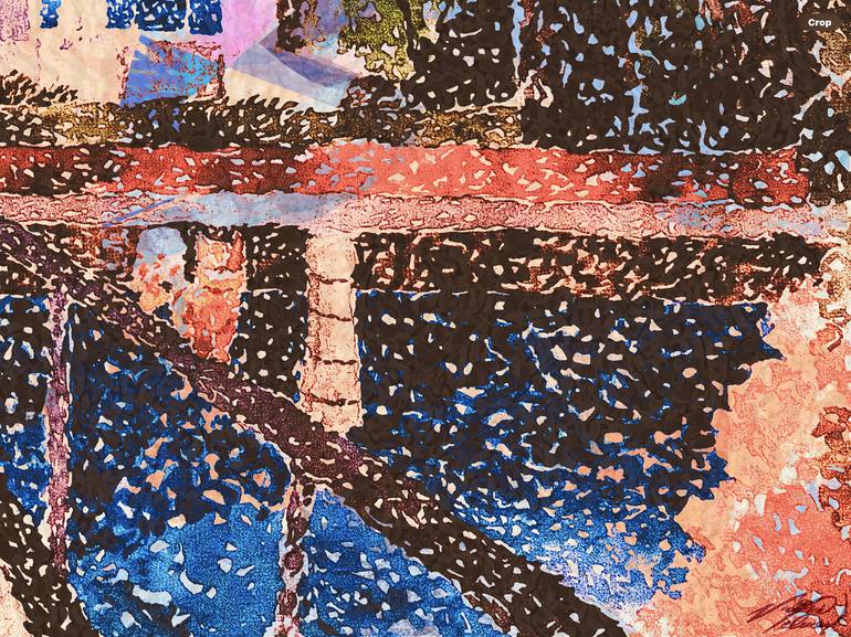 Original Impressionism Architecture Mixed Media by Victoria Pelman