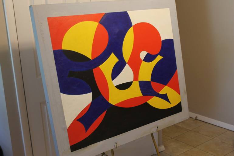 Original Painterly Abstraction Abstract Painting by Horatio Lotuaco