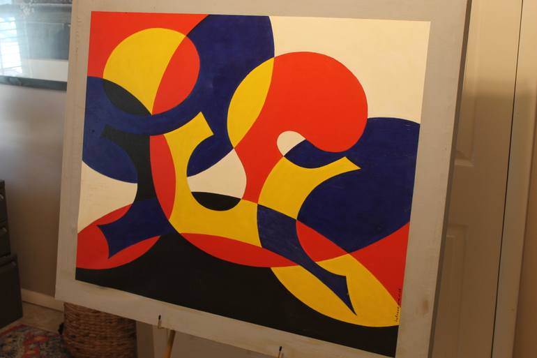 Original Painterly Abstraction Abstract Painting by Horatio Lotuaco