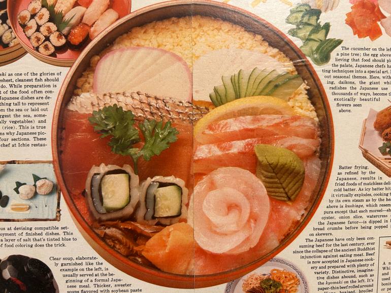 Original Contemporary Food & Drink Collage by Horatio Lotuaco