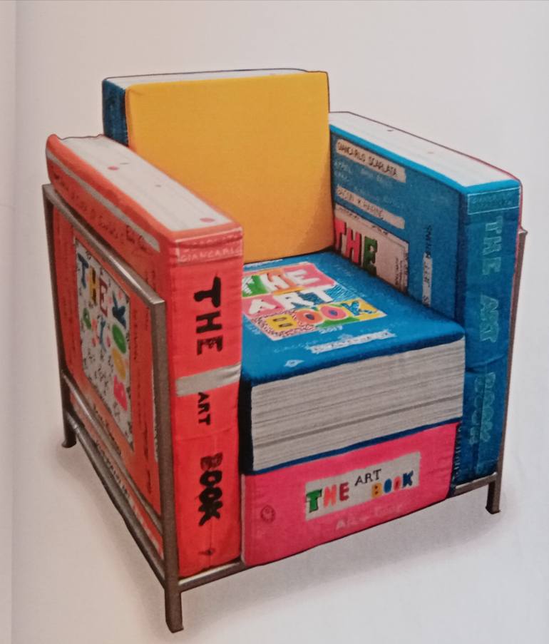 armchair books Sculpture by giancarlo scarlata Saatchi Art