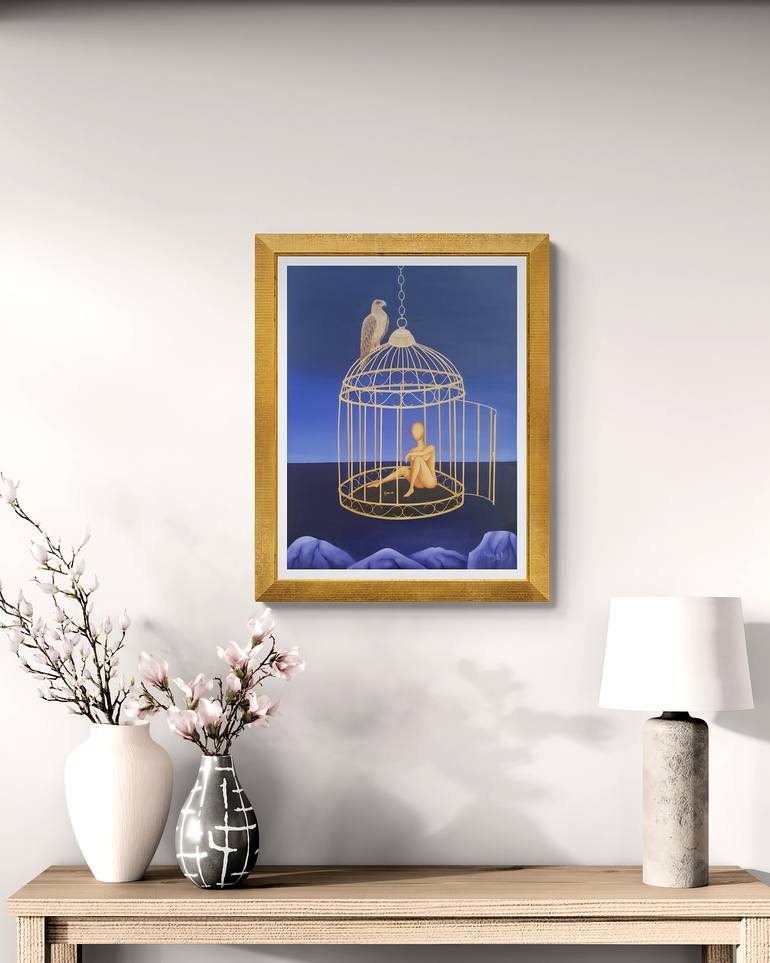 Original Symbolism Women Painting by Tadeja Divjak