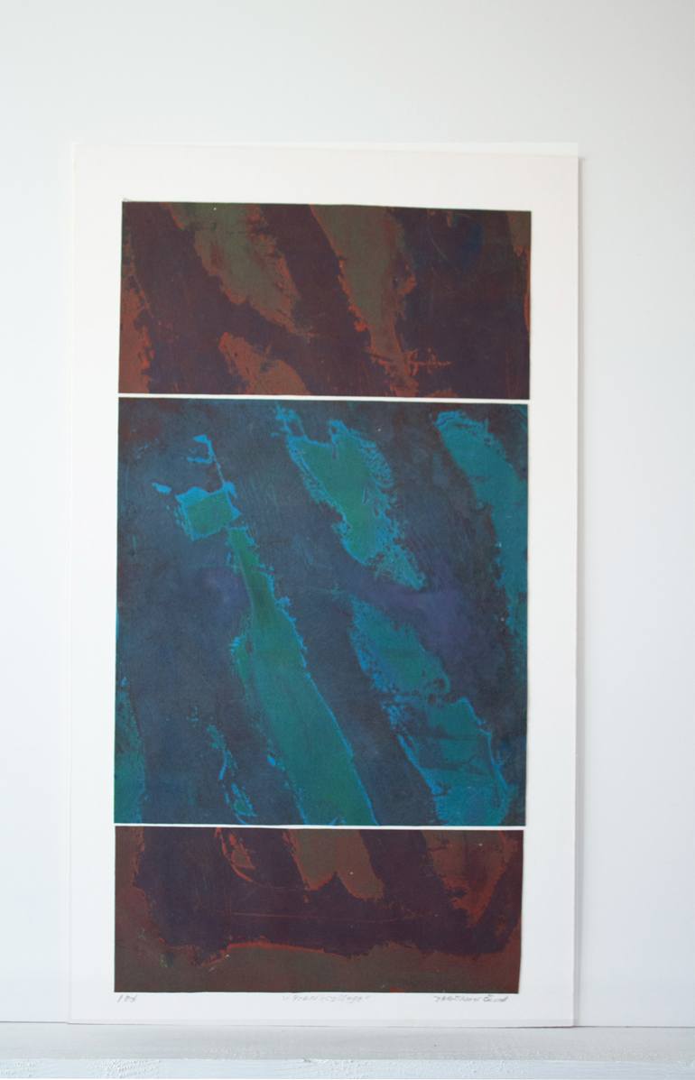 Original Abstract Water Collage by Jan-Thomas Ölund