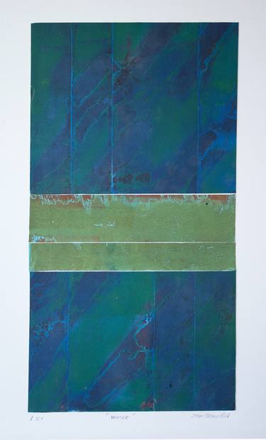 Print of Abstract Water Collage by Jan-Thomas Ölund