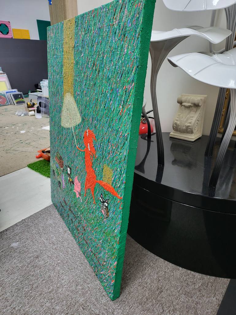 Original Pop Art Animal Painting by Margaret Kim
