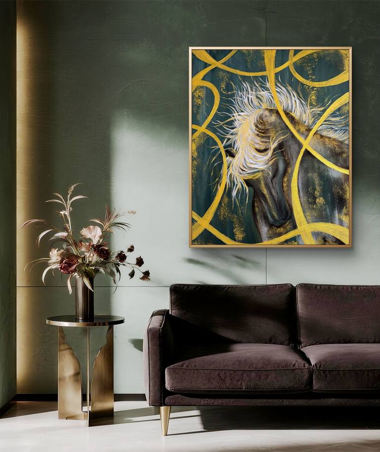 Original Expressionism Abstract Painting by Raxana Barnes