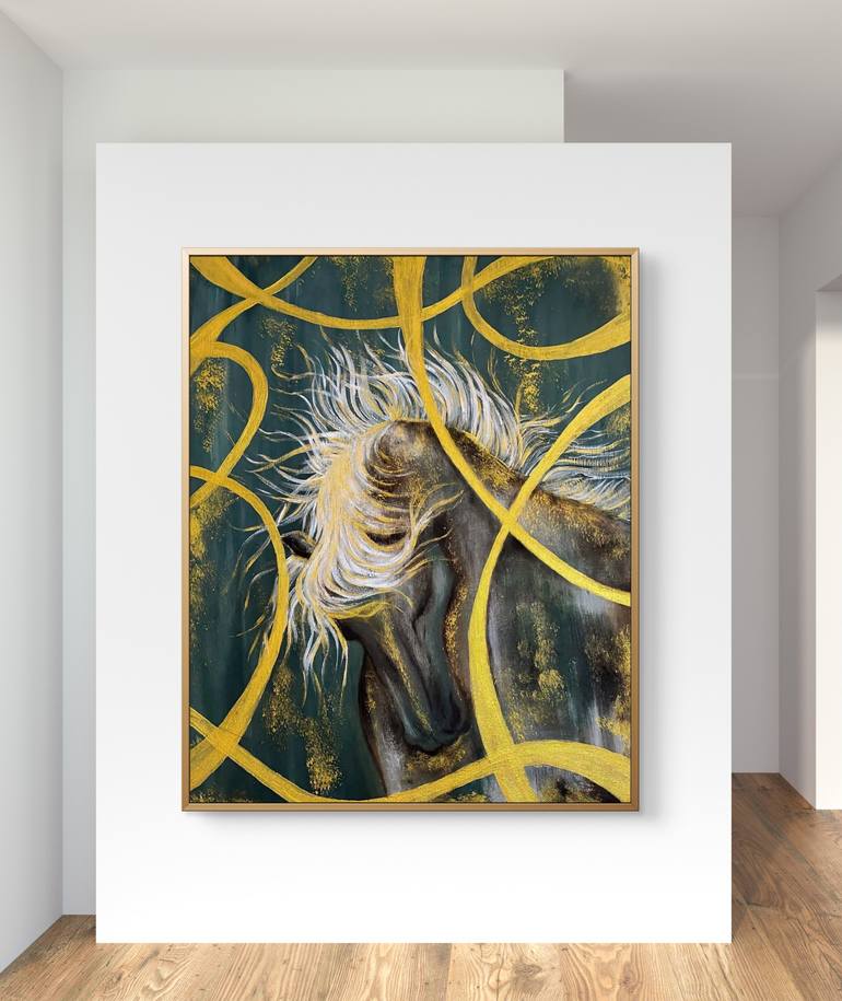Original Expressionism Abstract Painting by Raxana Barnes