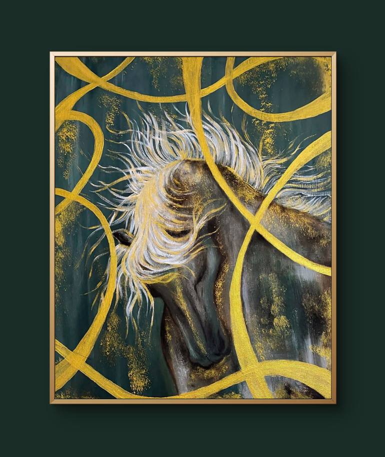 Original Expressionism Abstract Painting by Raxana Barnes