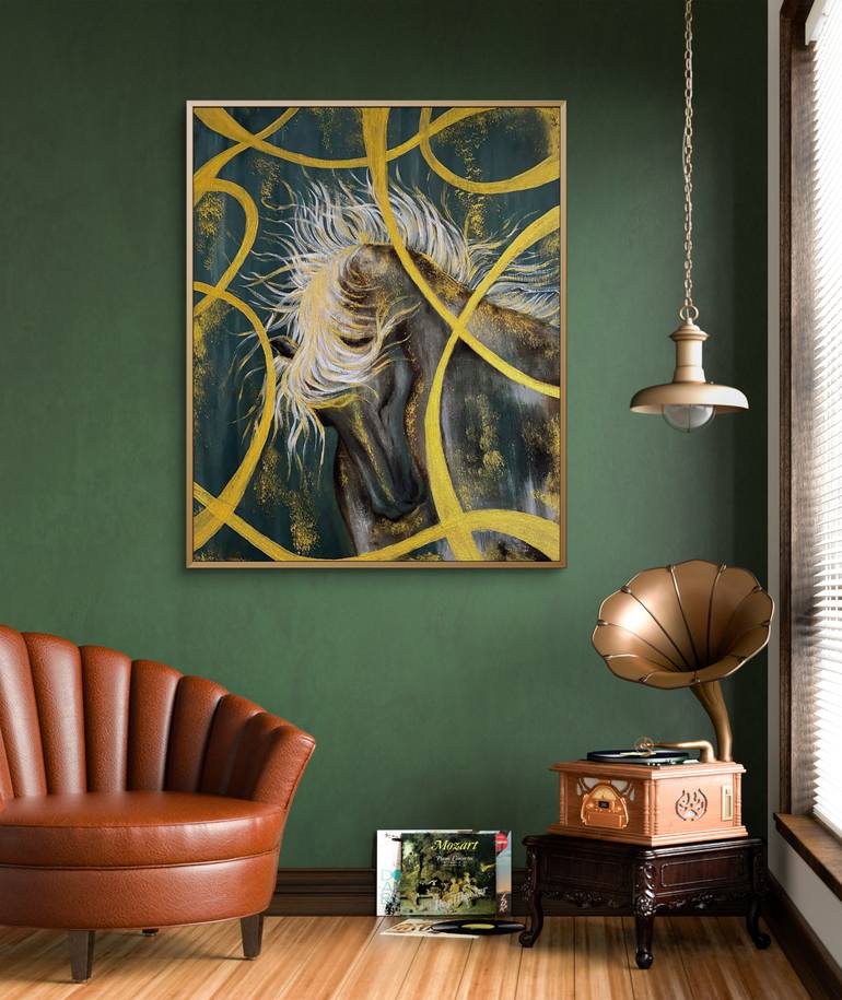 Original Expressionism Abstract Painting by Raxana Barnes