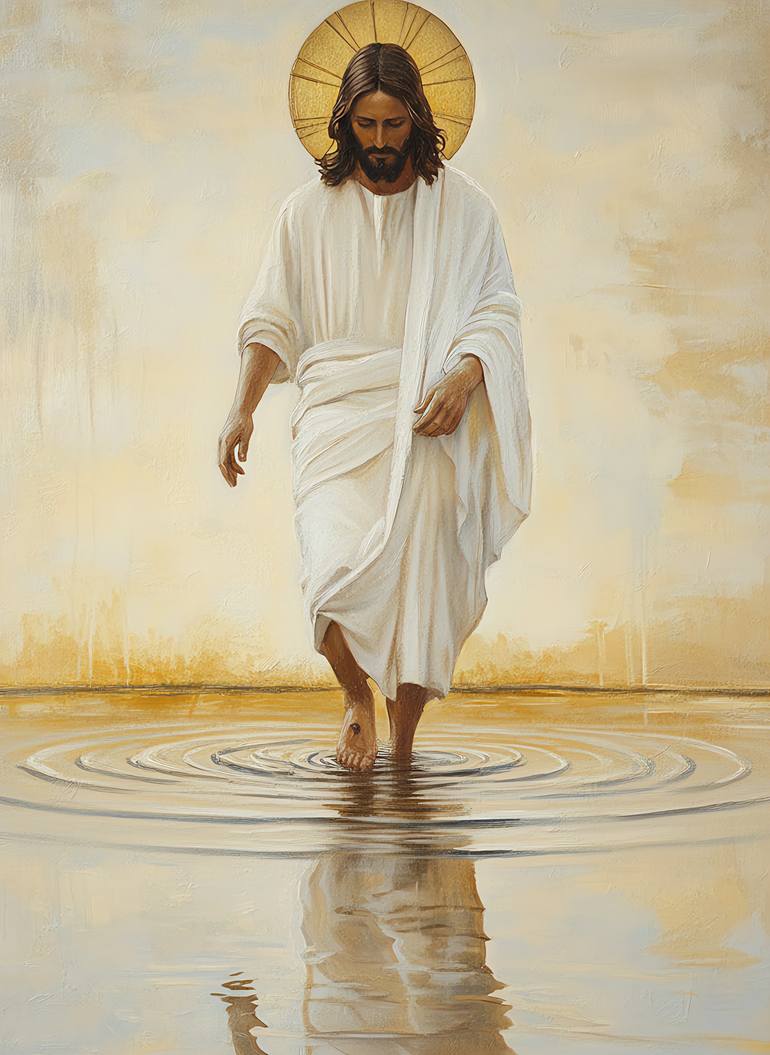 Original Contemporary Religion Painting by Sutanu Ghosh