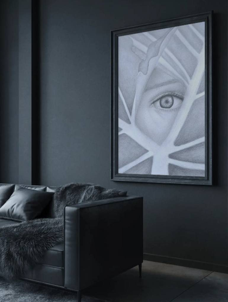 Original Other People Drawing by Liza Botha