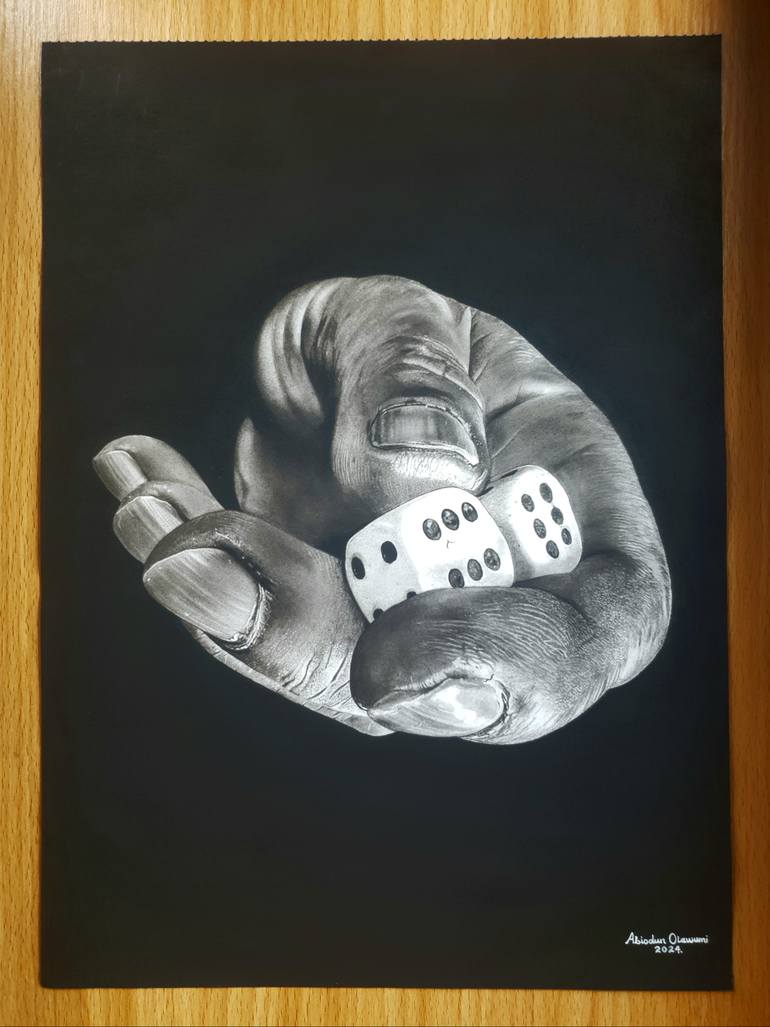 Original Black & White Pop Culture/Celebrity Drawing by Abiodun Olawumi