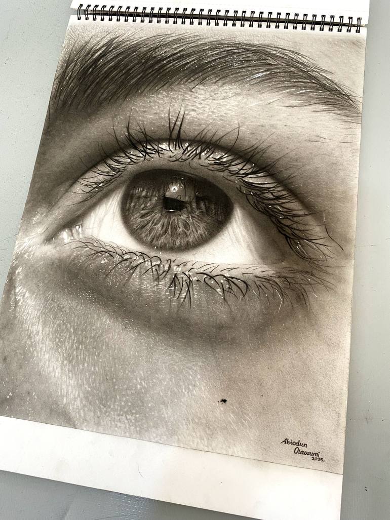Original Photorealism Religion Drawing by Abiodun Olawumi