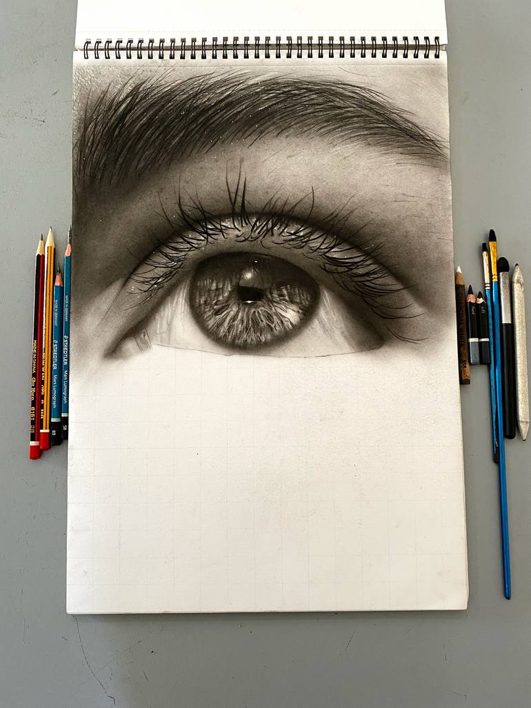 Original Photorealism Religion Drawing by Abiodun Olawumi