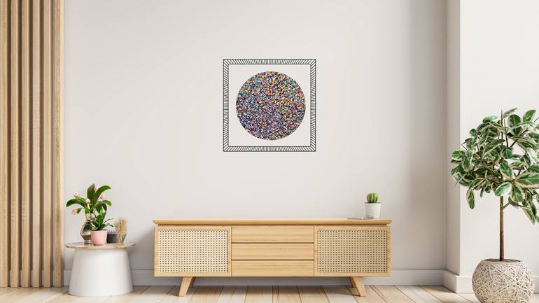 Original Abstract Expressionism Abstract Painting by Rou Anne Stephenson
