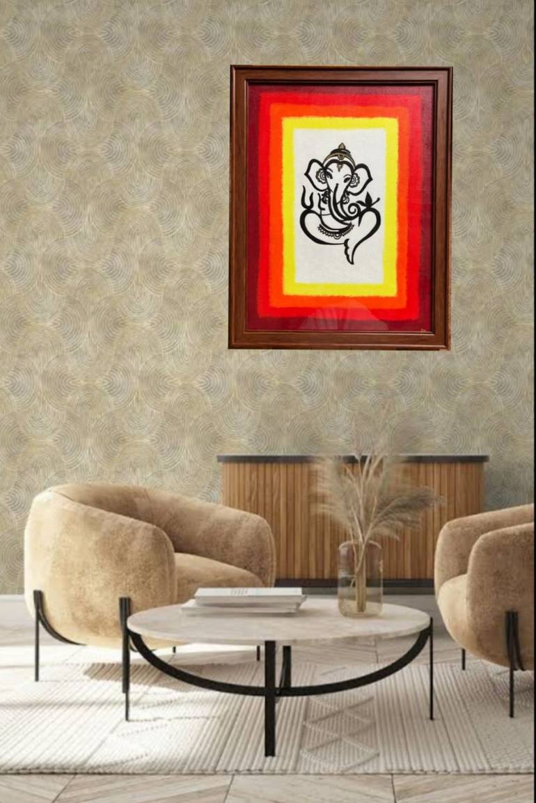 Original Contemporary Religion Painting by Lini Sebastian