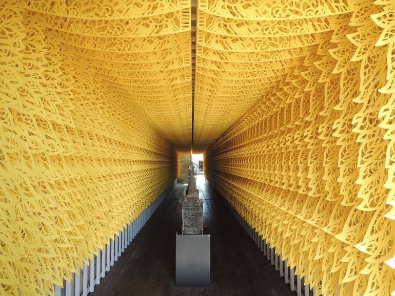 Original Pop Art Architecture Installation by Ho Yoon Shin