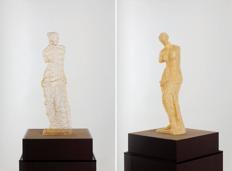 Original Pop Culture/Celebrity Sculpture by Ho Yoon Shin