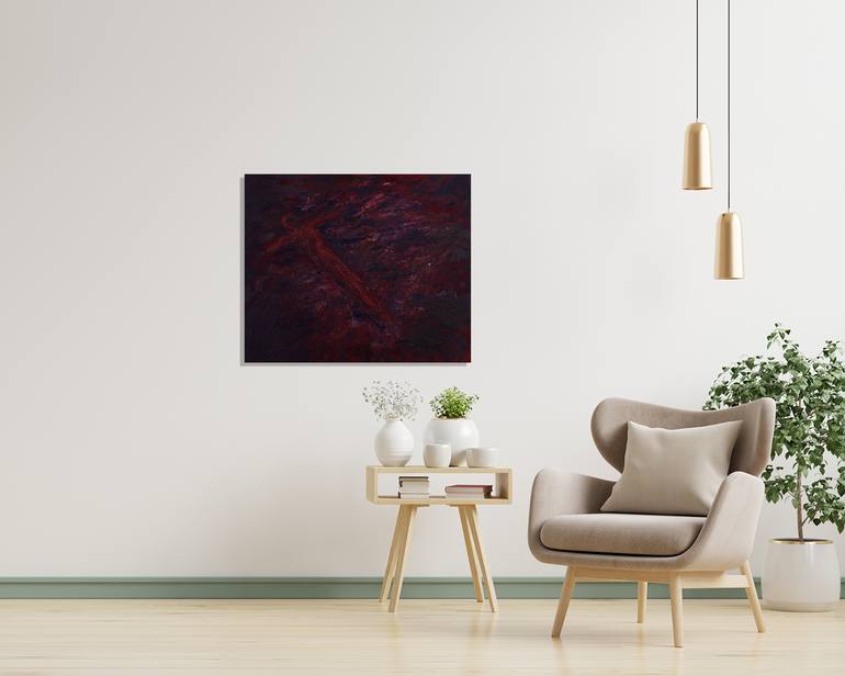 Original Abstract Expressionism Abstract Painting by Khrystyna Lysak