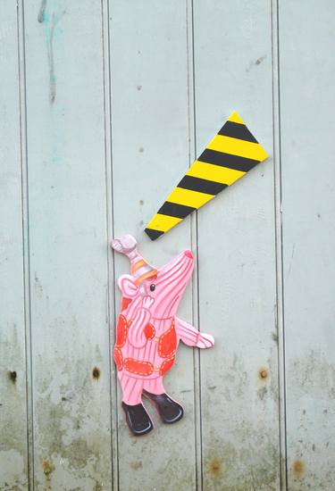 Clanger Street Art In Canterbury thumb