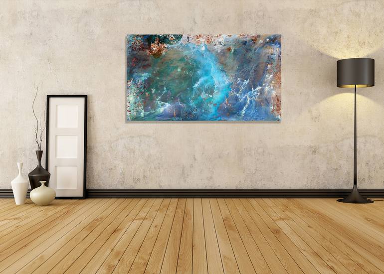 Original Abstract Expressionism Abstract Painting by Chantal Barlow