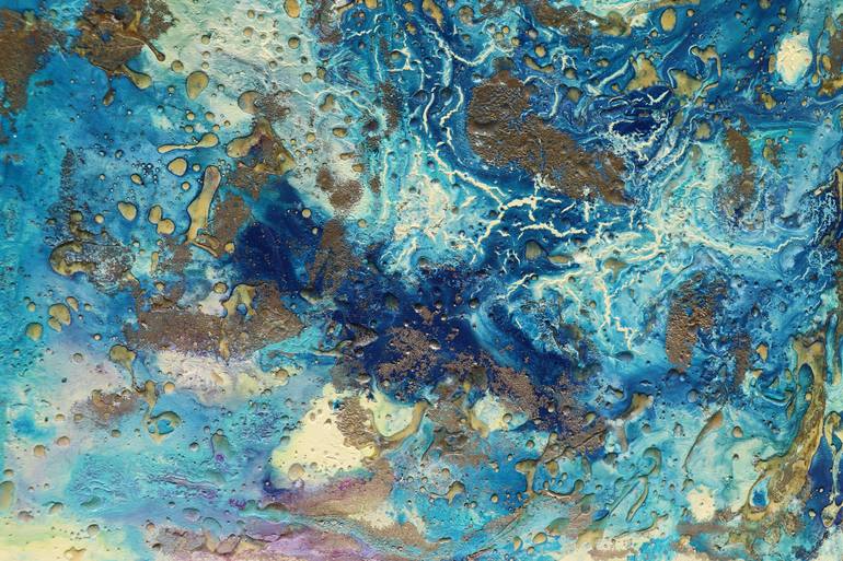Original Abstract Expressionism Abstract Painting by Chantal Barlow