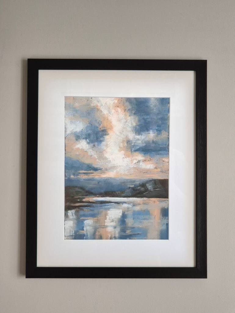 Original Abstract Landscape Painting by Victoria Stefchyshyna