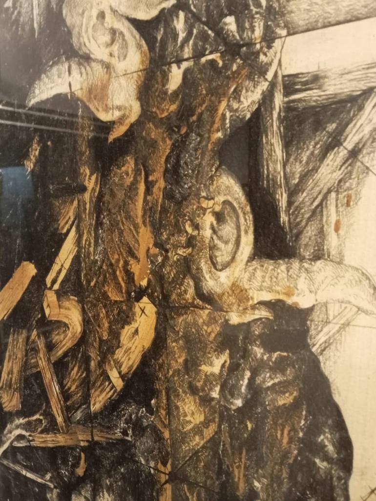 Original Conceptual Politics Mixed Media by Rizki Lutfi Wiguna