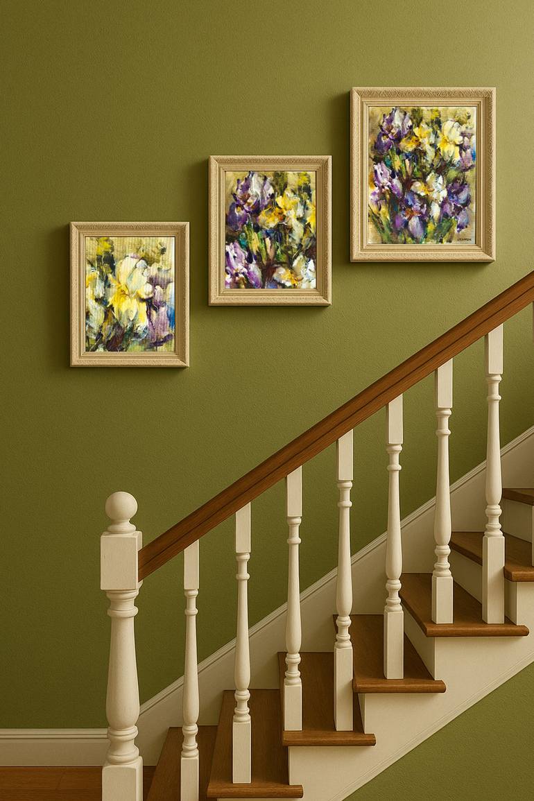 Original Impressionism Floral Painting by Vladyslav Osmak