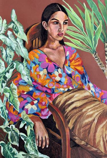 Saatchi Art Artist Surabhi Gaikwad; Painting, “The gaze 7” #art
