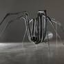 Fear is what many people have from spiders. This metal piece recreates this creature in a much larger scale than nature, but preserving all details, proportions, and the vivacity of this disturbing animal It has been created to be self standing on its legs to provide it with the sensation of movement. This piece is part of Isasa’s ‘Creatures’ series.