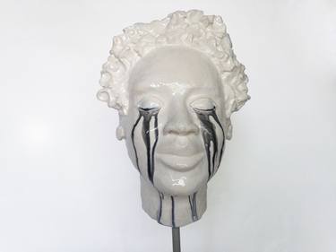 Original Figurative Portrait Sculpture by Juan Isasa